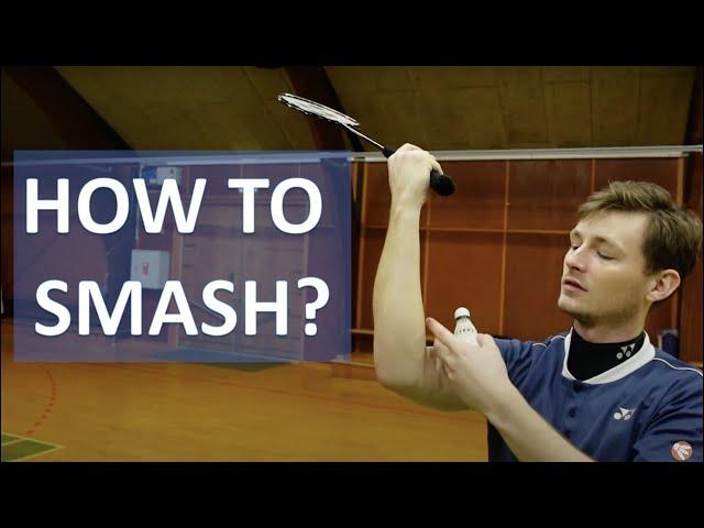 How To Hit a POWERFUL SMASH in Badminton?