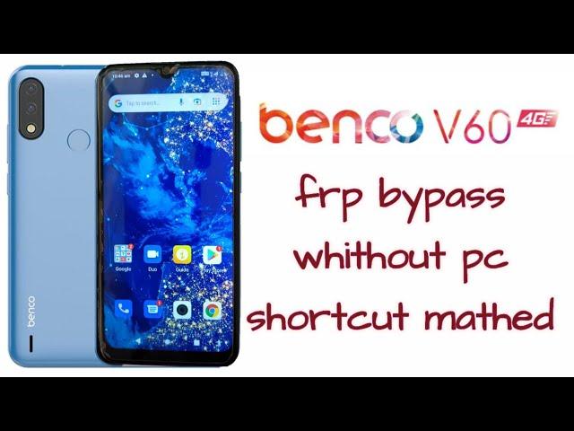 benco v60 frp bypass || benco googal account bypass shortcut mathed