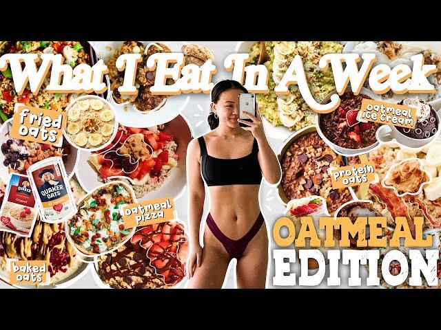 I ONLY Ate OATMEAL for A WEEK (THE BEST OATMEAL RECIPES EVER) | Oat Cookies, Pizza, Ice Cream, etc.