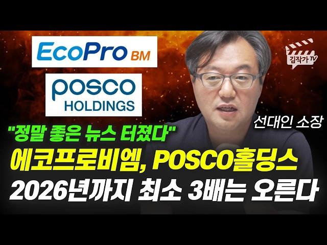 에코프로비엠, POSCO홀딩스 2026년까지 최소 3배는 오른다 (선대인 소장)