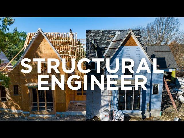 Structural engineer walkthrough of custom residential home