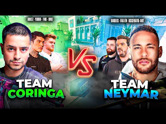 TEAM CORINGA VS TEAM NEYMAR NO CS