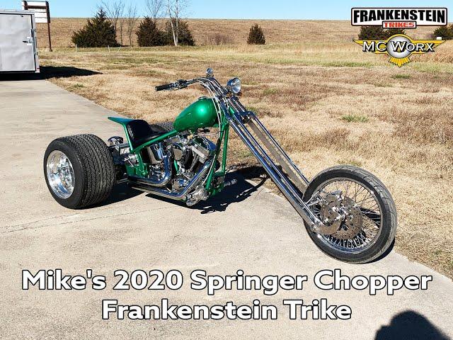 Mike's 2020 Custom Springer Chopper Trike - Frankenstein Trikes / MC Worx