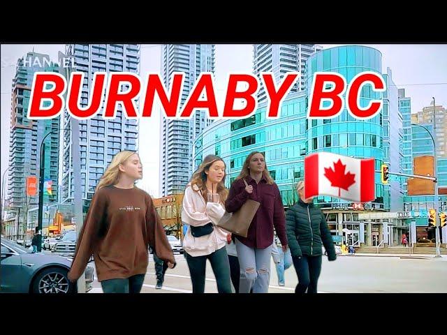 Metrotown BC, Downtown Burnaby 4K Walking Tour