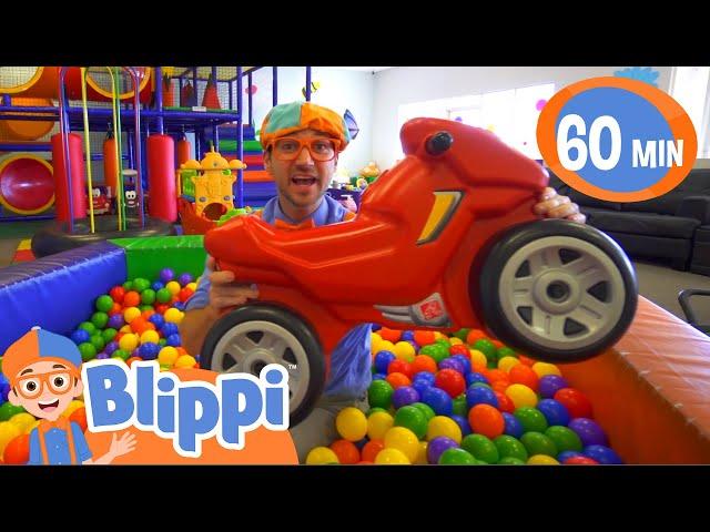 Learning with Blippi at an Indoor Playground! | Educational Videos for Kids