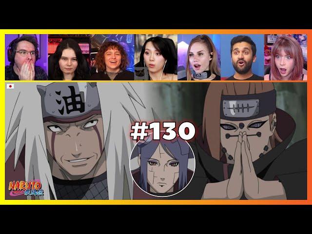 Naruto Shippuden Episode 130 | Jiraiya vs Konan & Pain | Reaction Mashup ナルト 疾風伝