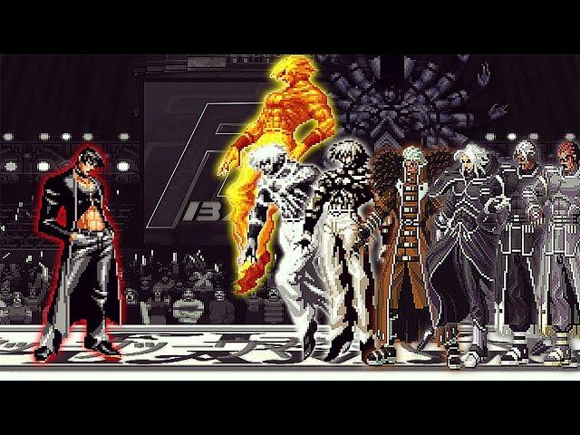 [KOF Mugen] Yagami CTN LV 2 Vs 8 Bosses Team | 1 Vs 8