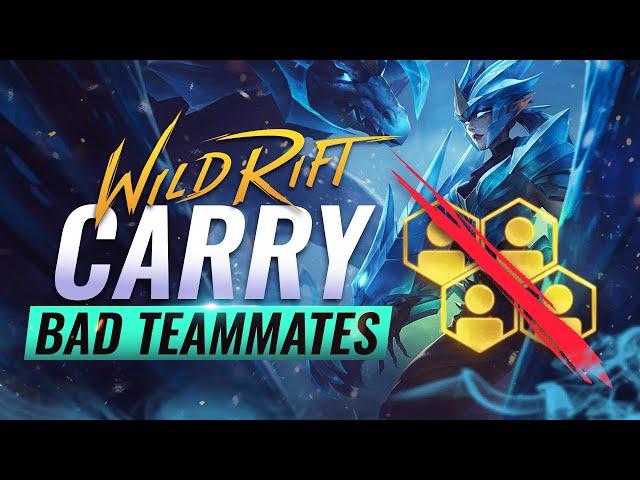 10 TIPS to SOLO CARRY Bad Players in Wild Rift (LoL Mobile)