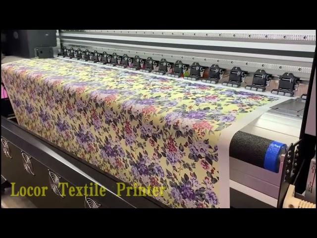 Locor High Speed 6ft 1.8m Digital Dye Sublimation Textile Printer with 3/4 pcs 4720 printheads