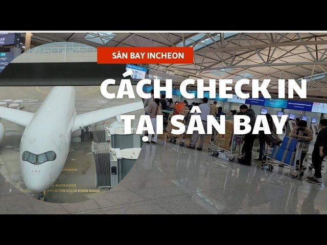 Cách Check In Ở Sân Bay Incheon Hàn Quốc - Nhanh Chóng Và Đơn Giản.