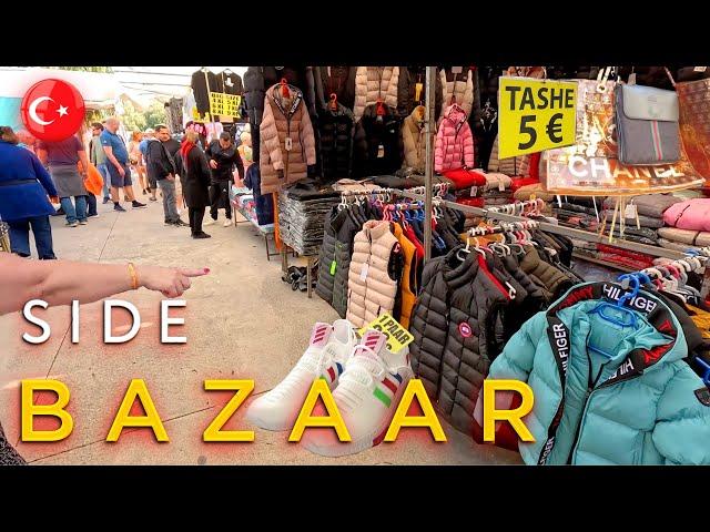 SIDE SATURDAYS BAZAAR . REPLICA Market ANTALYA 2024 TÜRKIYE #turkey #side #antalya #bazaar