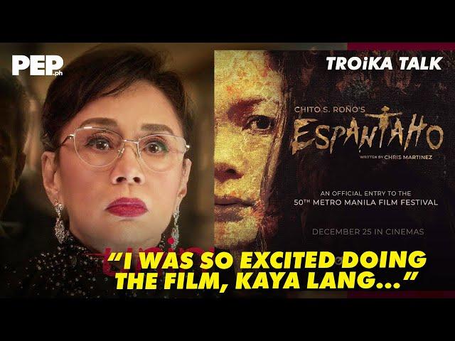 Vilma Santos bakit mas pinili ang "Uninvited" kesa sa "Espantaho"? | PEP Troika Talk