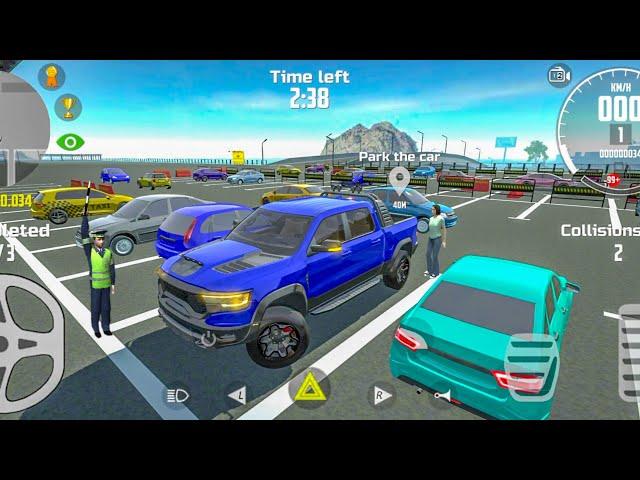 Car Simulator 2 - Parking Dodge RAM TRX 1500 - Parking Mission - Car Games Android Gameplay