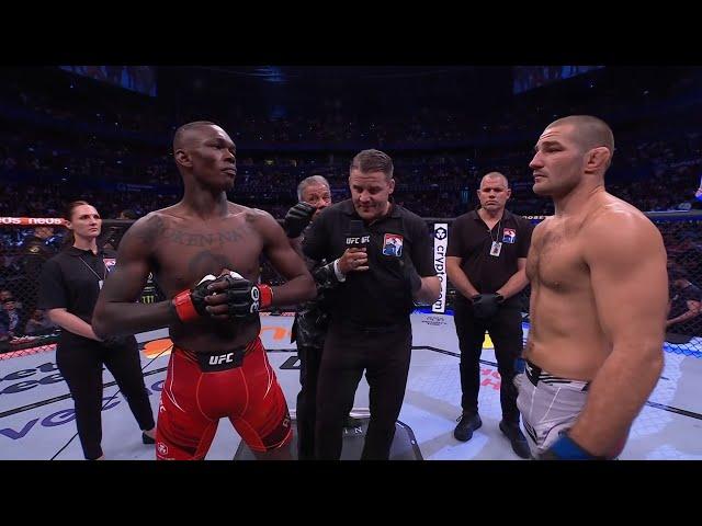 Israel Adesanya vs Sean Strickland Full Fight Full HD