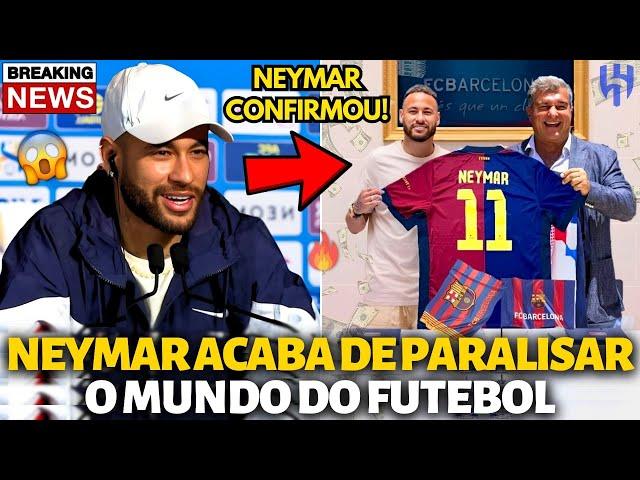 URGENTE! NEYMAR ACABA DE PARALISAR O MUNDO DO FUTEBOL! NINGUÉM ESPERAVA ISSO! NOTÍCIAS DO BARCELONA