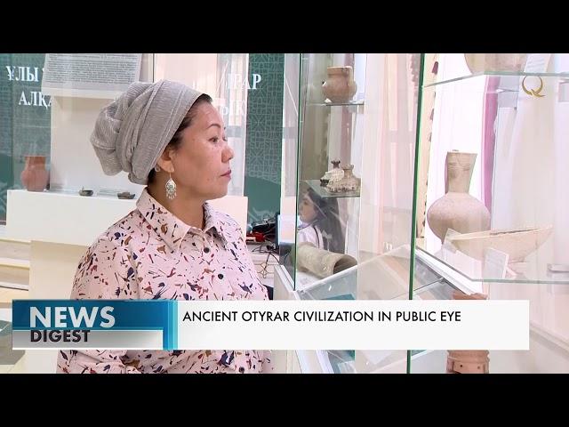 Ancient Otyrar civilization in public eye. Qazaq TV