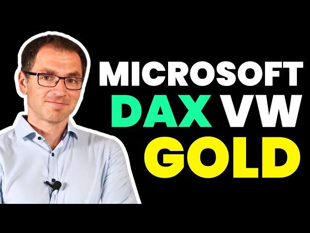 Microsoft, DAX, Gold, Newmont & VW im Alpha Check