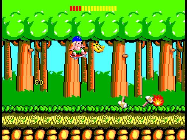 Wonder Boy full playthrough - Sega Master System