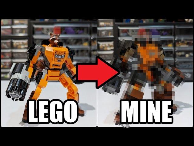 Upgrading Rocket Racoon's Mech! Lego 76243