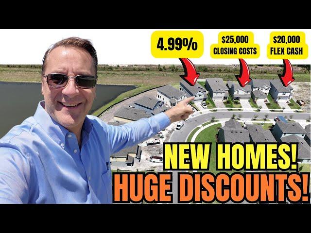 We Located The MOST AFFORDABLE, BEST NEW HOMES in Palm Bay Florida with HUGE DISCOUNTS in 2024!