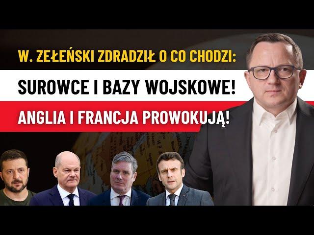 Szokujący Układ: Surowce dla USA i Wojska Ukrainy na Zachodzie! D. Trump i W. Zełeński?