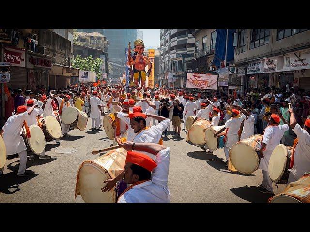 Best Dhol Tasha Pthak | Morya Dhol Tasha Pathak, Mumbai | Girgaon Gudi Padwa 2024⁠