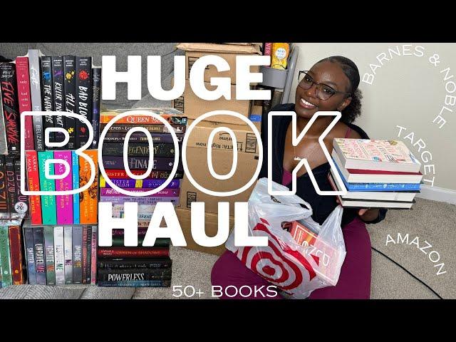 Starting My Own Library | Huge Book Haul 50+ Books (Book mail, Unboxing, New Releases)