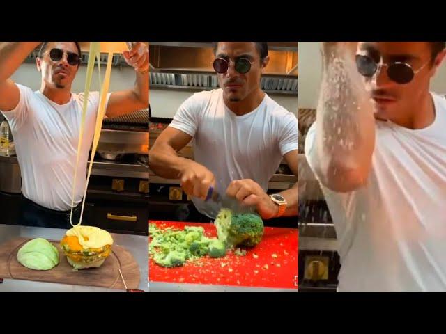 Unique vegetarian Burger| saltbae nusret | subscribe for more