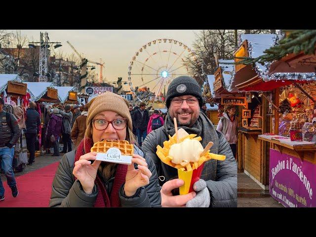 BELGIAN FOOD TOUR | Cheap Eats in Brussels!!