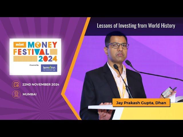 Lessons of Investing from World History | Mint Money Festival