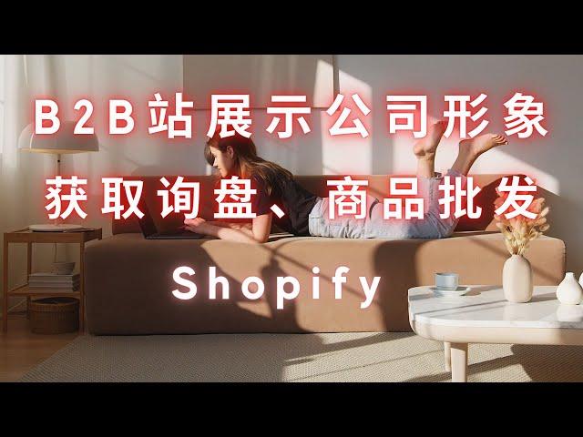 第 120 期  Shopify 做 B2B 站优势列举及多个案例展示