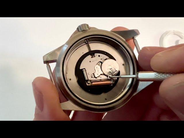 Swiss Ronda Watch Movement Battery Change