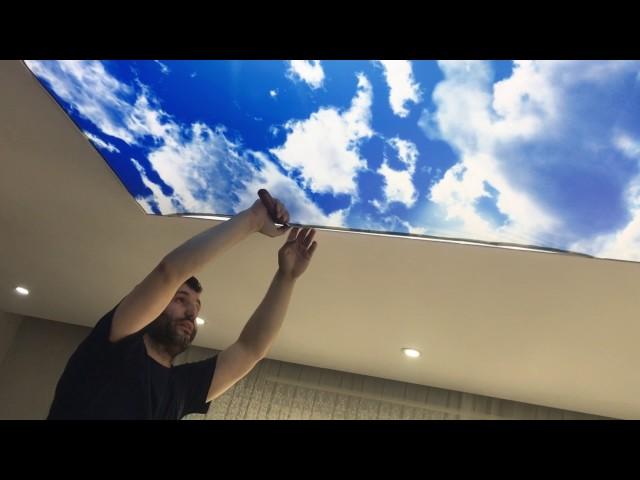 Gergi tavan nasıl yapılır.how to install stretching ceiling toptan gergi tavan +905379249452