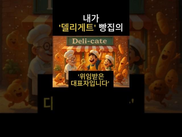 델리게트 빵집의 대표자입니다 #delegate