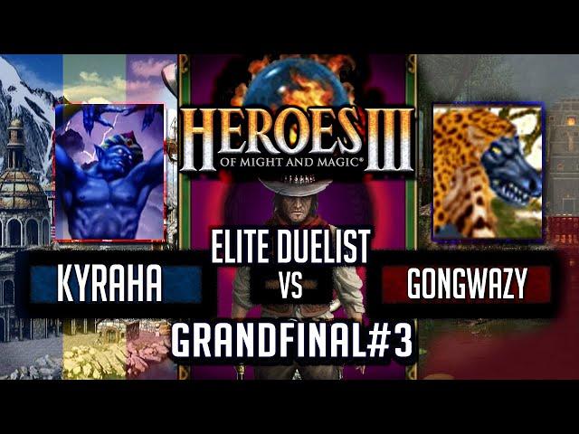 Герои 3 JO Duel Final  Kyraha vs Gongwazy  Elite Duelist  HotA game #3