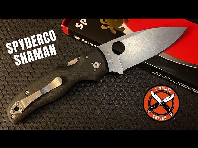 Spyderco Shaman - Not What I Thought. . .