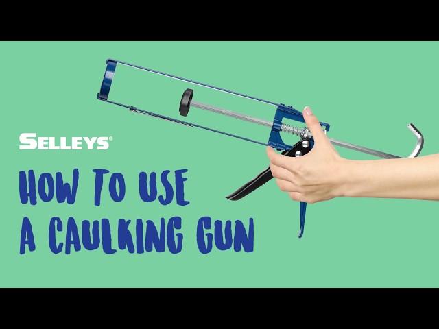 How to Use a Caulking Gun