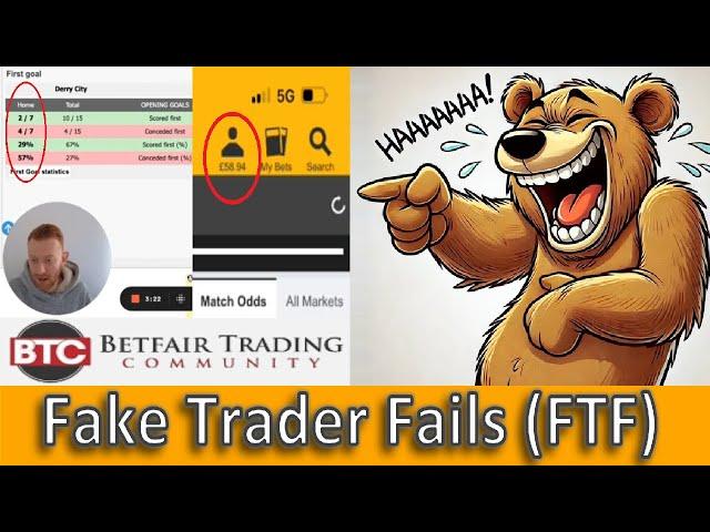 Betfair Trading Community - Fake Trader Fails #2