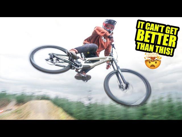 RIDING MY NEW DOWNHILL BIKE COULDN'T GET ANY BETTER!