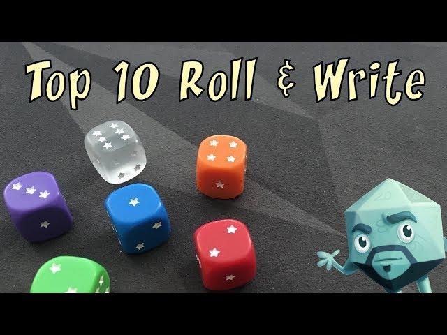 Top Ten Roll & Write Games - with Zee Garcia