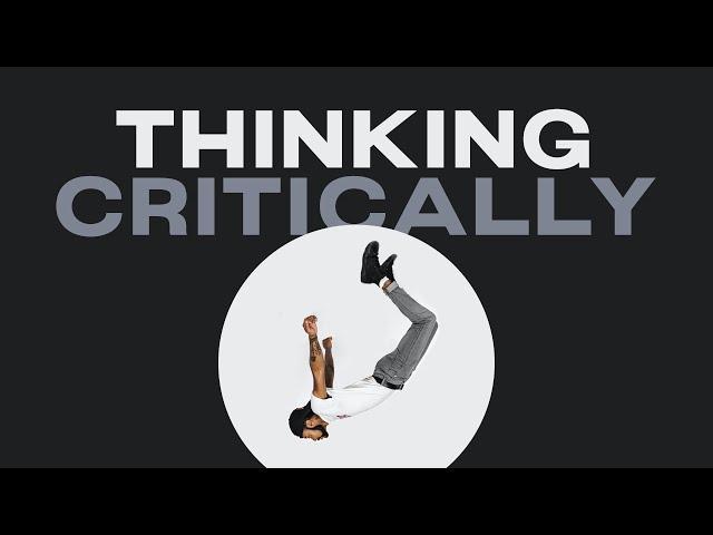 Our country is losing the ability to think critically. | Faith Backstage