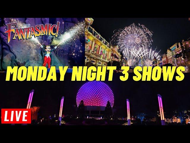 Live: 3 Parks 3 Shows Fantasmic to Happily ever after then Luminous at Walt Disney World 12/2/2024