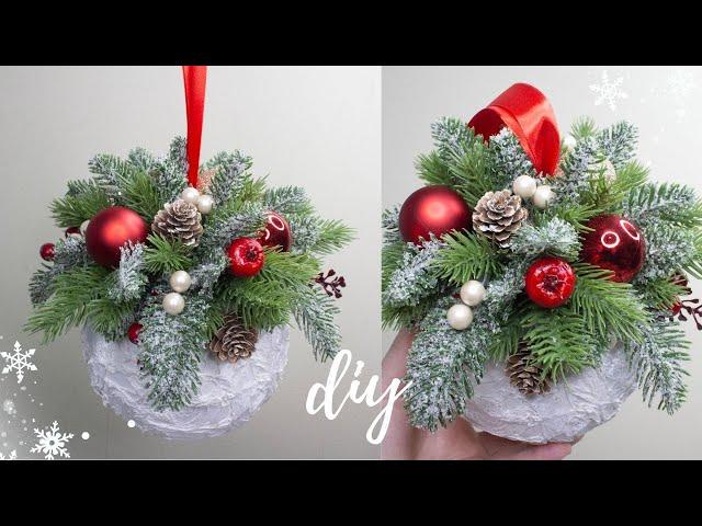 МК Невероятно красивый НОВОГОДНИЙ ДЕКОР своими руками  DIY Christmas Decorations HANDMADE