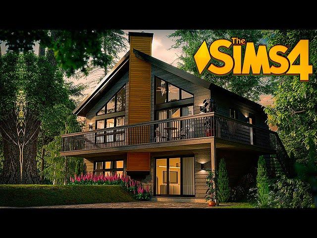 Я ПОСТРОИЛА СОВРЕМЕННЫЙ ДОМ У МОРЯ В СИМС 4 - The Sims 4 (2022)