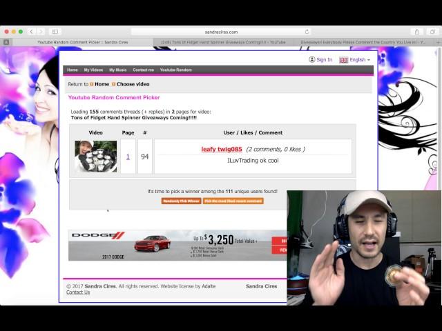 Youtube Random Comment Picker/Generator - Great for Giveaways