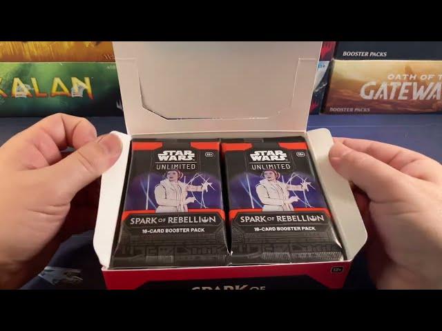 Spark Of Rebellion Booster Box Opening Unboxing SWU Star Wars Unlimited, Best New Game In 20 Years!