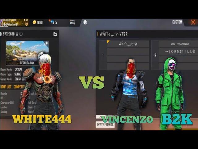 WHITE444 VS VINCENZO B2K | CLASH OF GODS ROOM | TJ PRO GAMING