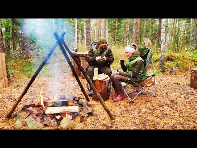 ЗАИМКА ЕДЕТ ОТДЫХАТЬ! РЫБАЛКА НА ТУРЕ ГДЕ ПРОХОДИЛ ЕРМАК | ЗАПАСЫ ВОДЫ В ЛЕСНОЙ ХИЖИНЕ