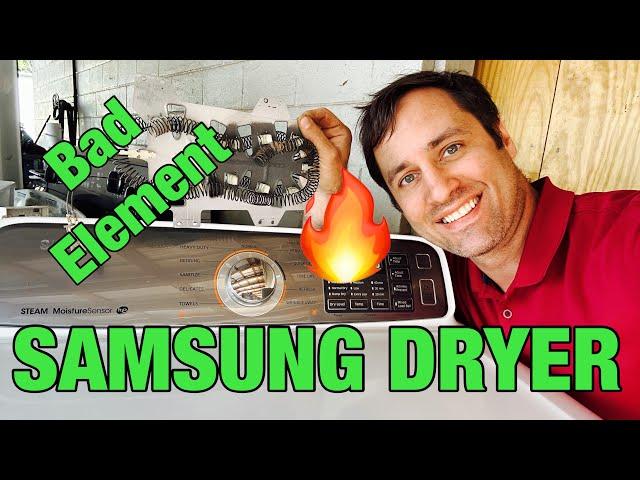 This Samsung Dryer Is Barely Heating | HE Code | DV48H7400EW/A2 | Quick Element Fix