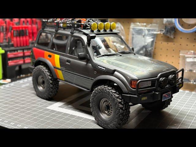 FMS Toyota Land Cruiser FCX10 LC80 unboxing and upgrades